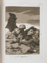 Planche de Los Caprichos, 1797-1798